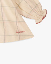 Solange cotton blouse - Winter check