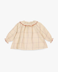 Solange cotton blouse - Winter check
