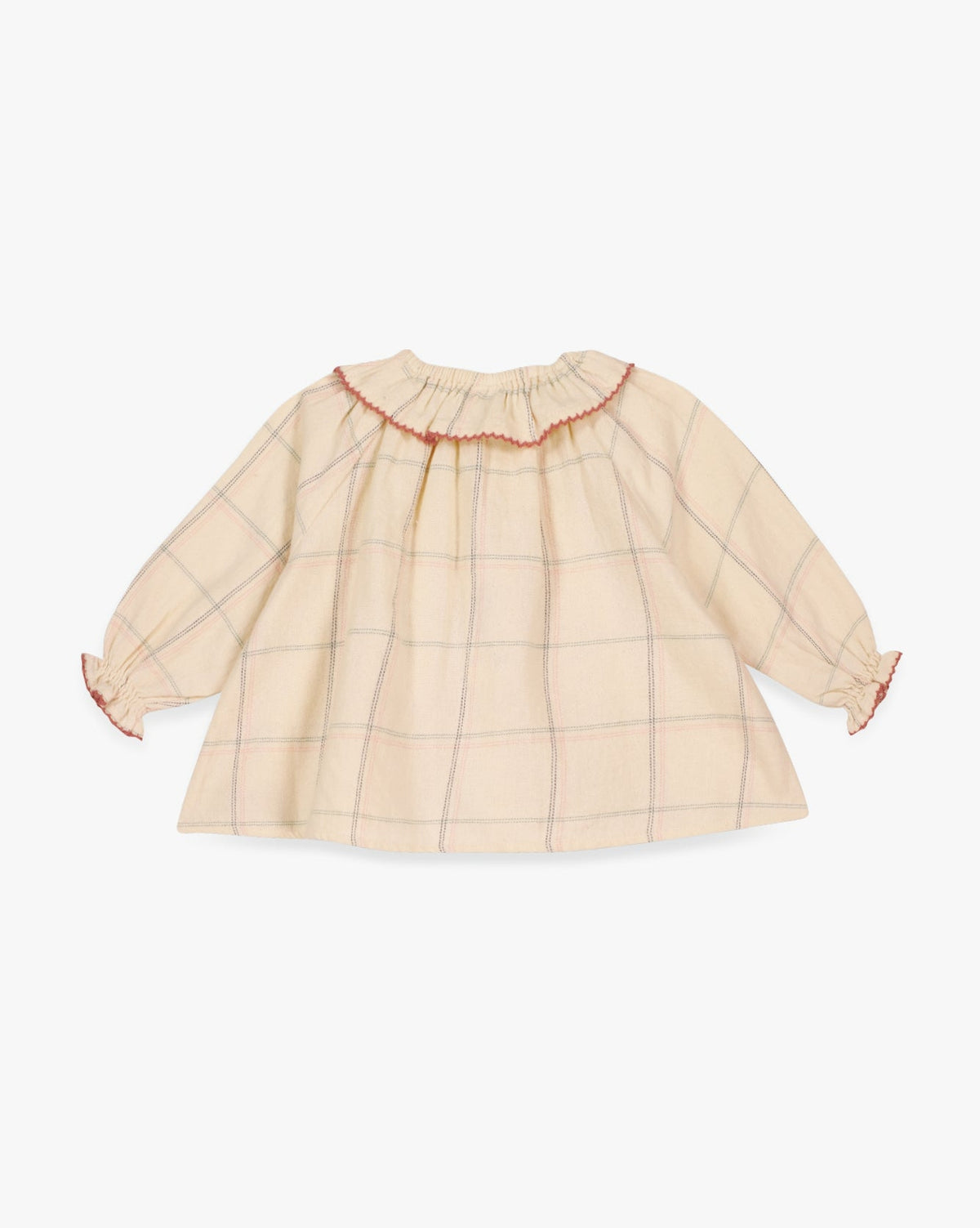 Solange cotton blouse - Winter check