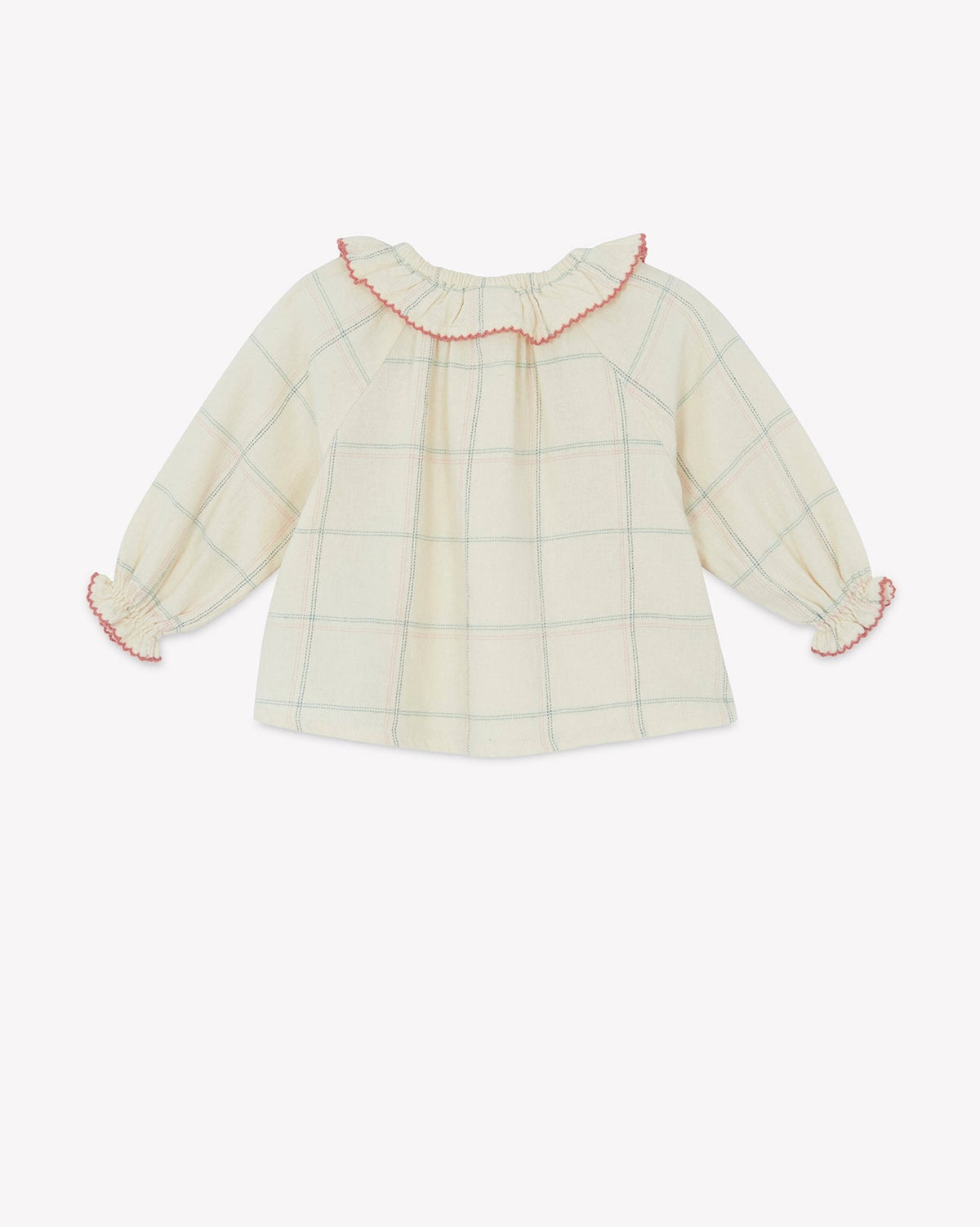 Solange cotton blouse - Winter check