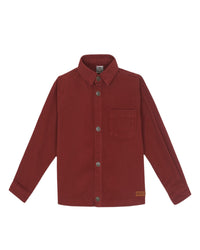 Maxime cotton overshirt - Trekking Red