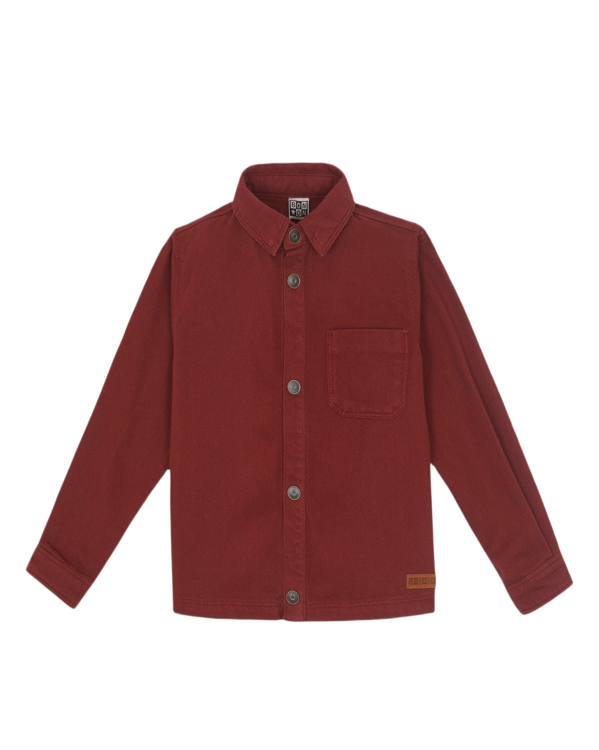 Maxime cotton overshirt - Trekking Red