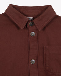 Maxime cotton overshirt - Trekking Red