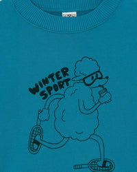 Sweatshirt Lame Winter Spo en coton - Nordic Sea