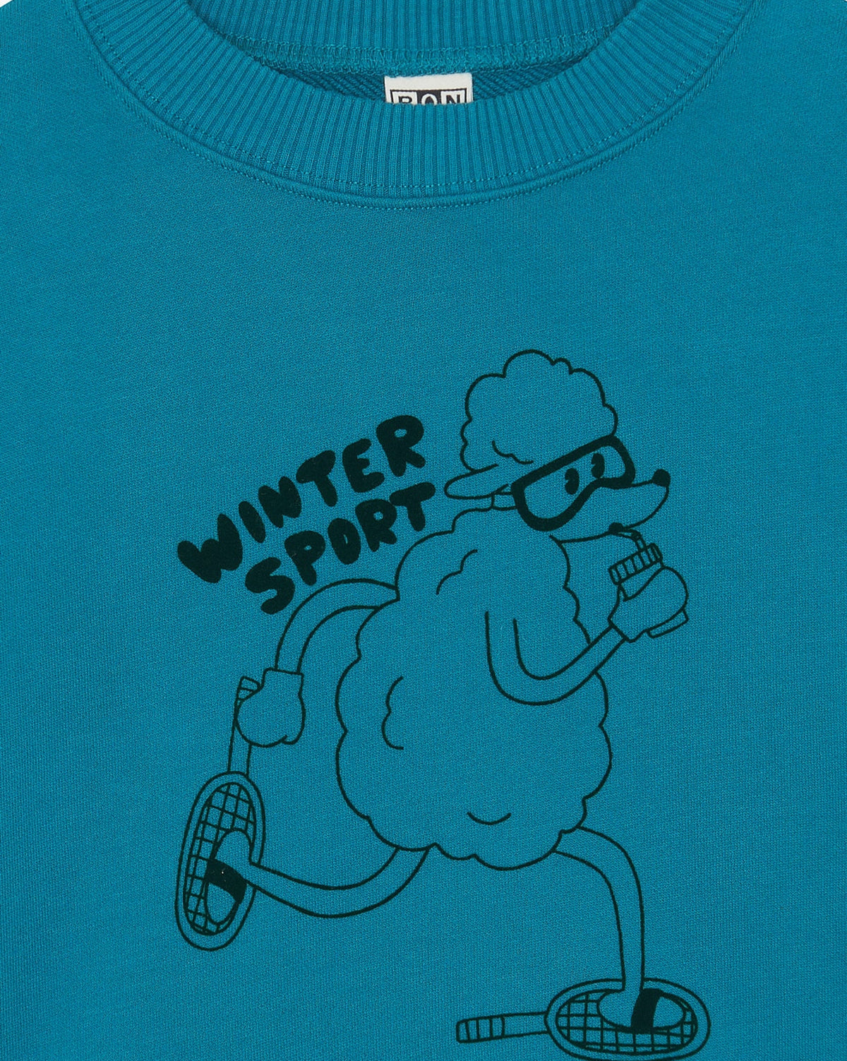 Sweatshirt Lame Winter Spo en coton - Nordic Sea