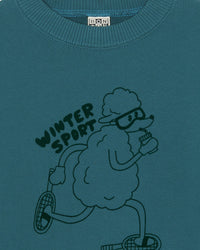 Sweatshirt Lame Winter Spo en coton - Nordic Sea