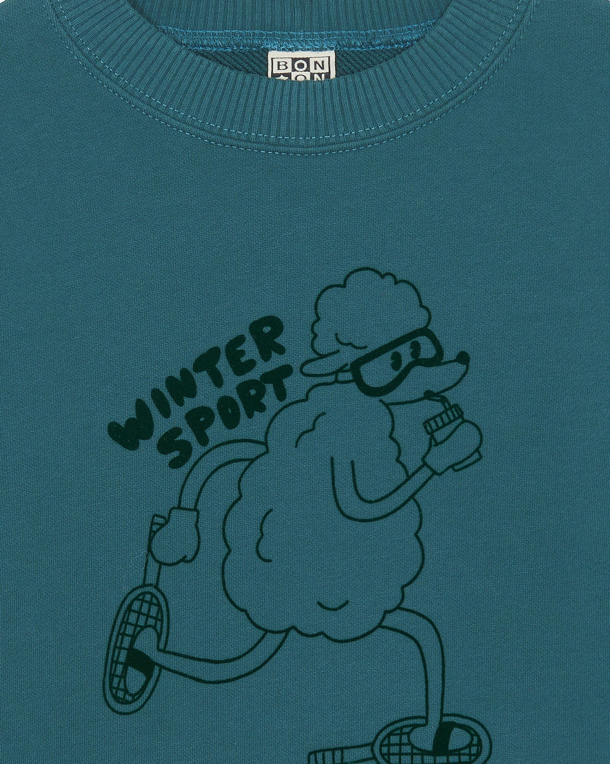 Sweatshirt Lame Winter Spo en coton - Nordic Sea