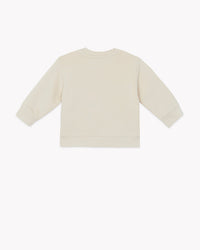 Sweatshirt Smily Snow Life en coton - Mouton