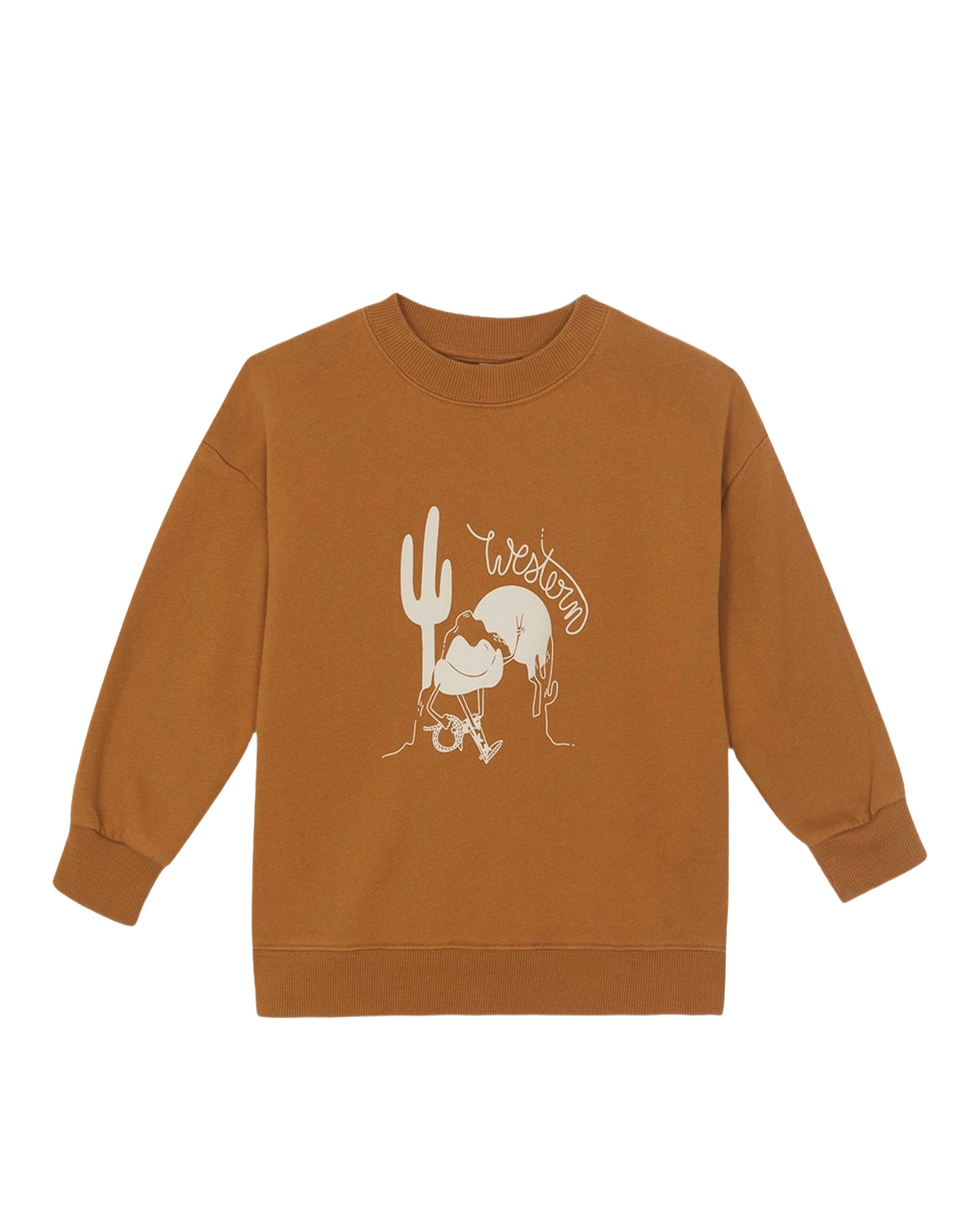 Lame Western cotton sweatshirt - Barn