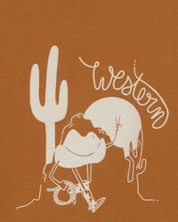 Lame Western cotton sweatshirt - Barn
