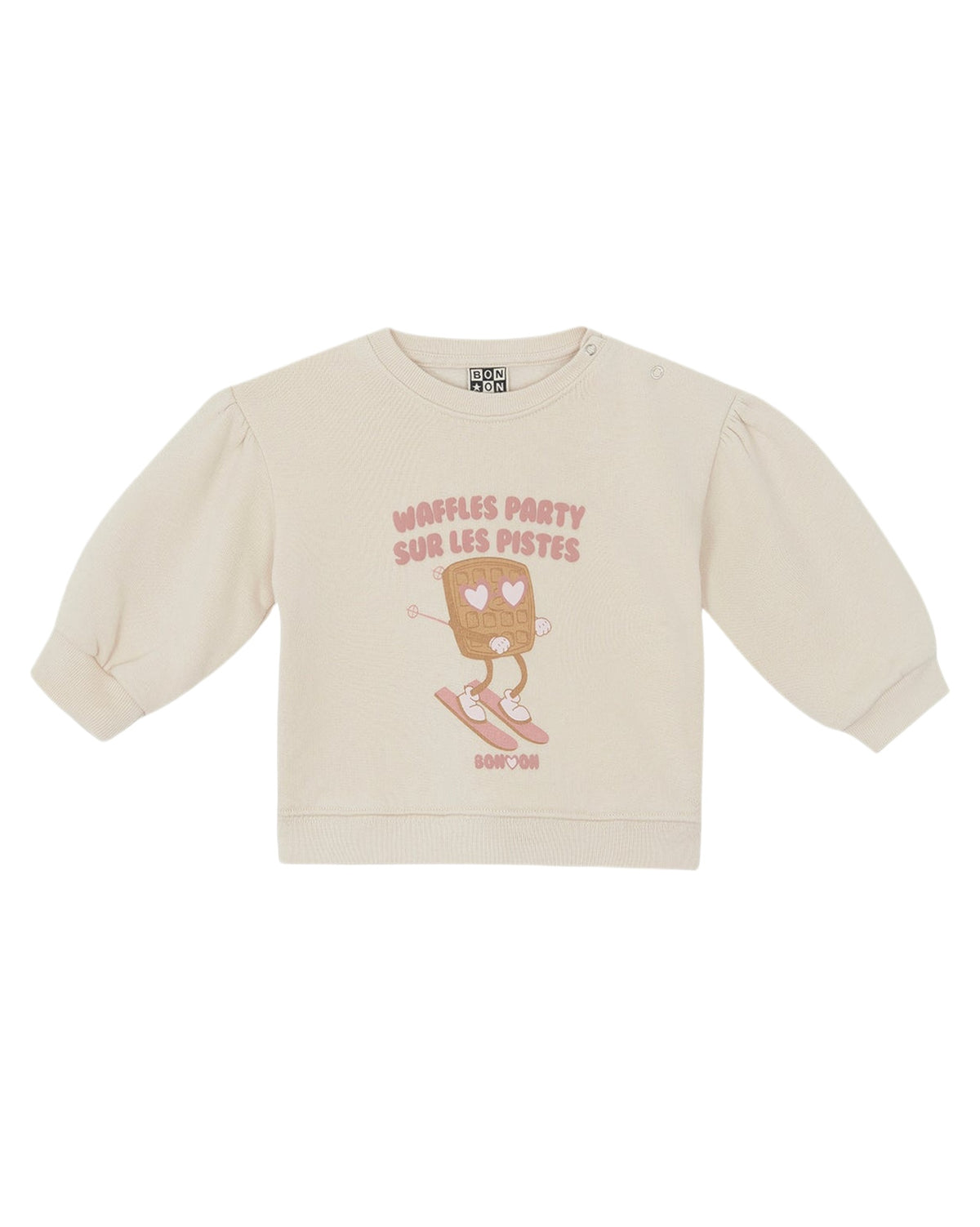 Lys Waffles cotton sweatshirt - Mouton