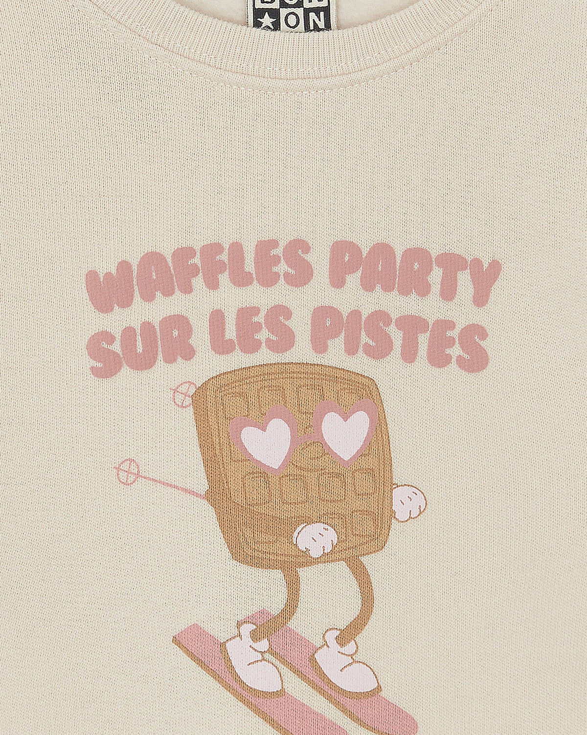 Lys Waffles cotton sweatshirt - Mouton