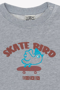 GRIS CHINE // SMILY SKATEBIRD