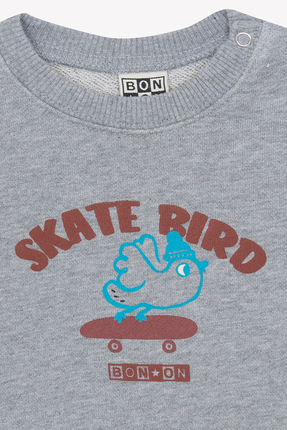 GRIS CHINE // SMILY SKATEBIRD