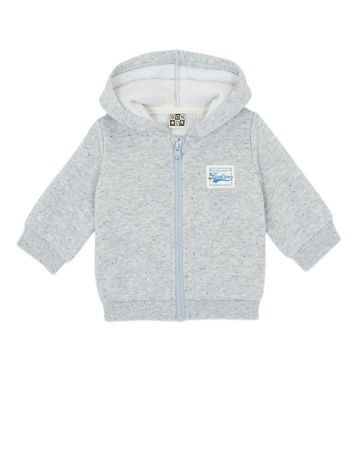 Lu Vintage Sweatshirt - Charcoal Grey with Neps
