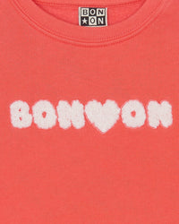 Sweatshirt Lys Bouclette en coton - Rose Faroe