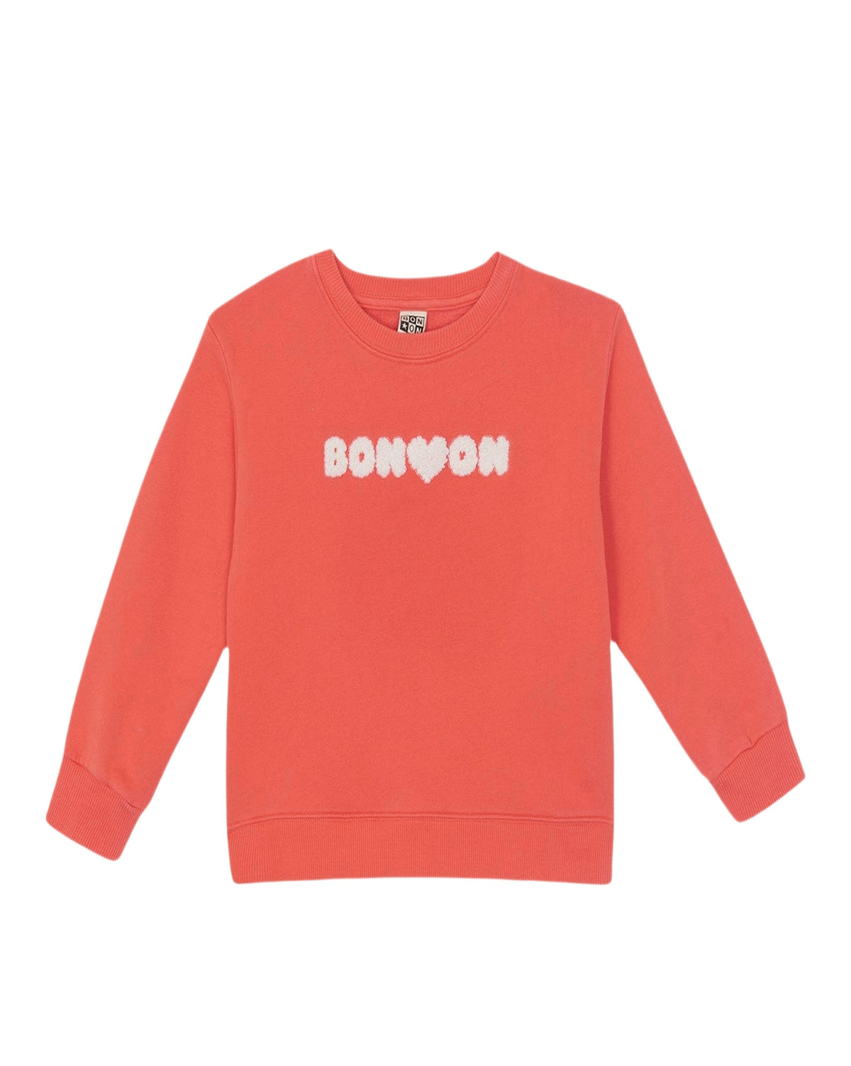 Smile Cotton Terry Sweatshirt - Faroe Pink