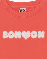 Smile Cotton Terry Sweatshirt - Faroe Pink