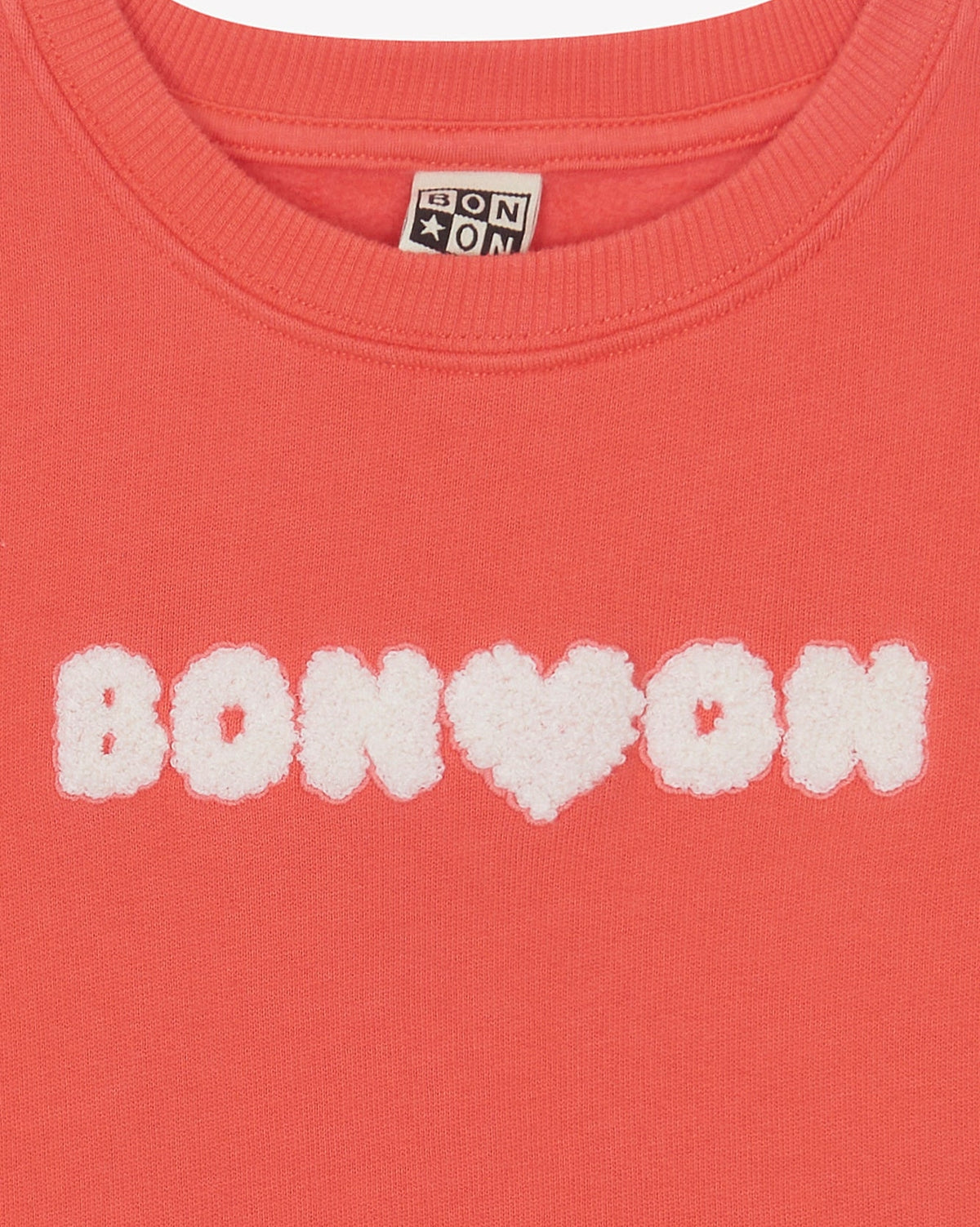 Smile Cotton Terry Sweatshirt - Faroe Pink