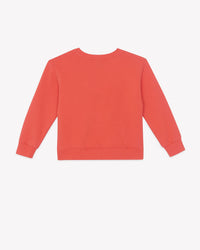 Smile Cotton Terry Sweatshirt - Faroe Pink