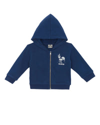 Lu Western cotton sweatshirt - Raw Blue