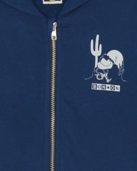 Lu Western cotton sweatshirt - Raw Blue