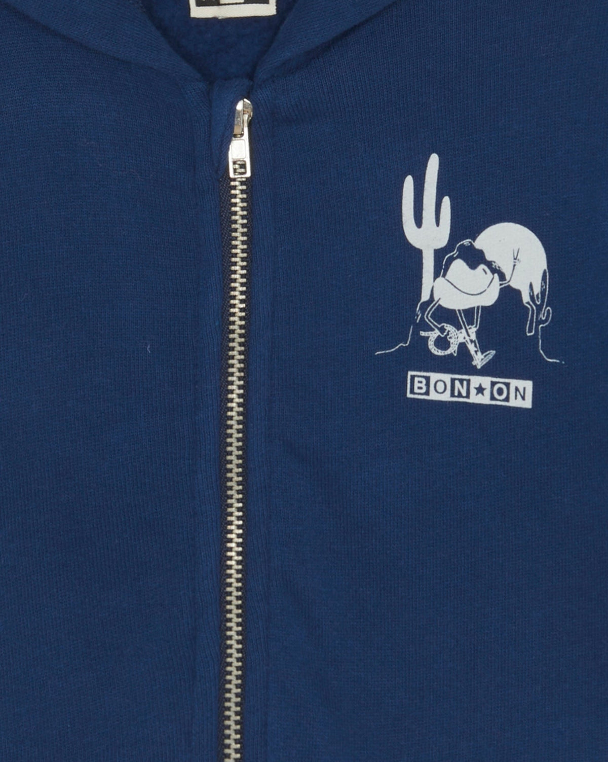 Lu Western cotton sweatshirt - Raw Blue