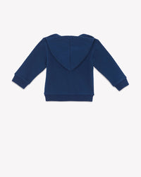 Lu Western cotton sweatshirt - Raw Blue