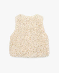 Beti Sherpa Cardigan - Ecru Bonton