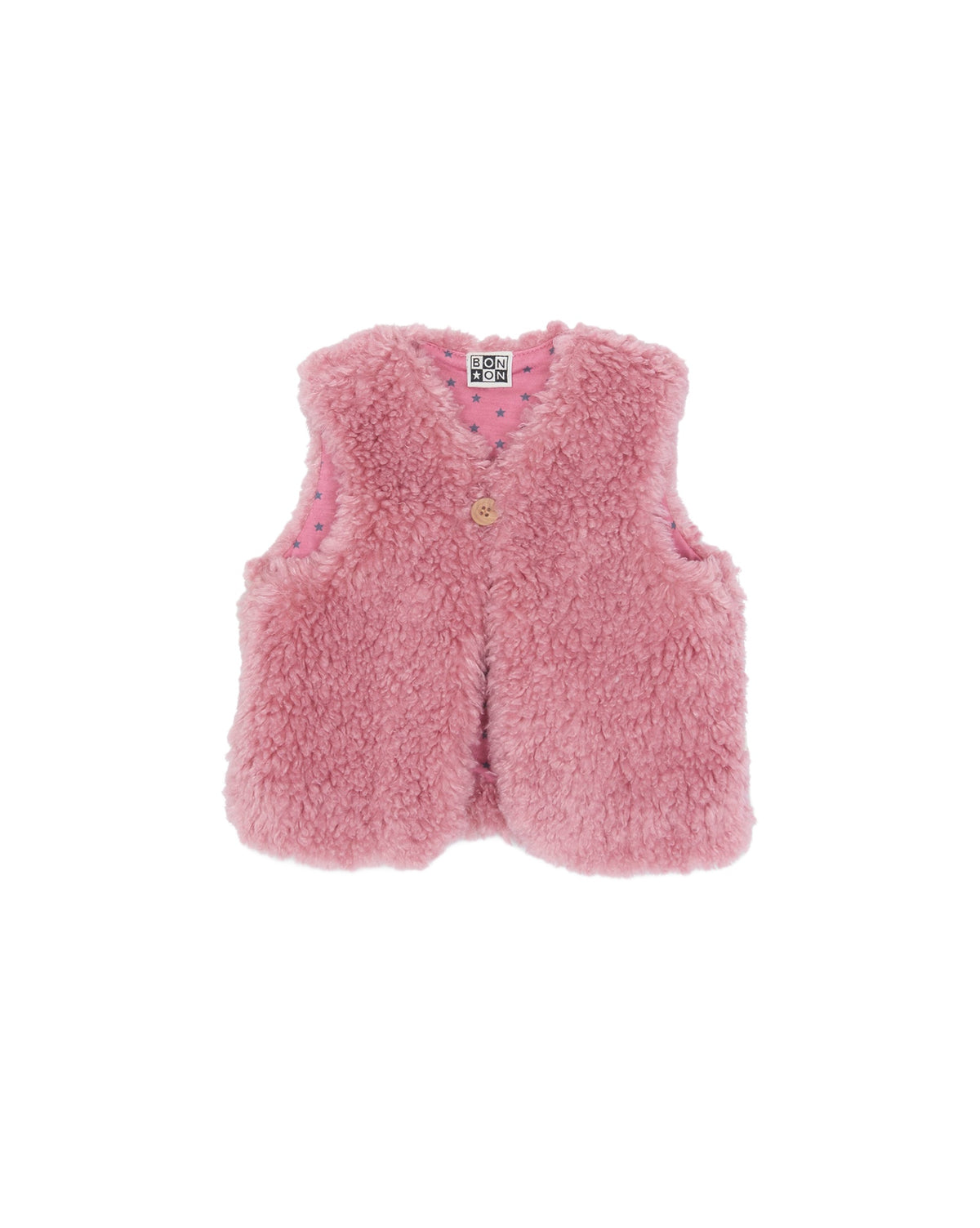 Beti Sherpa Cardigan - Pinkyee Pink