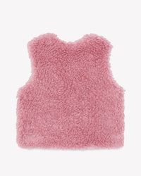 Beti Sherpa Cardigan - Pinkyee Pink