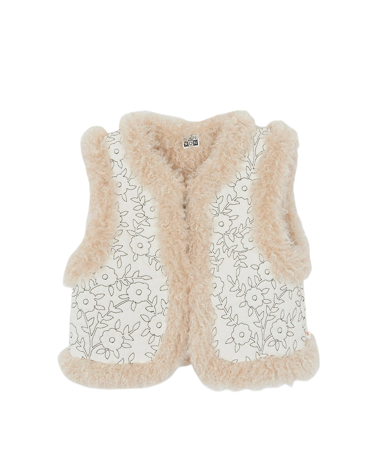 Maya sleeveless jacket - Mouton