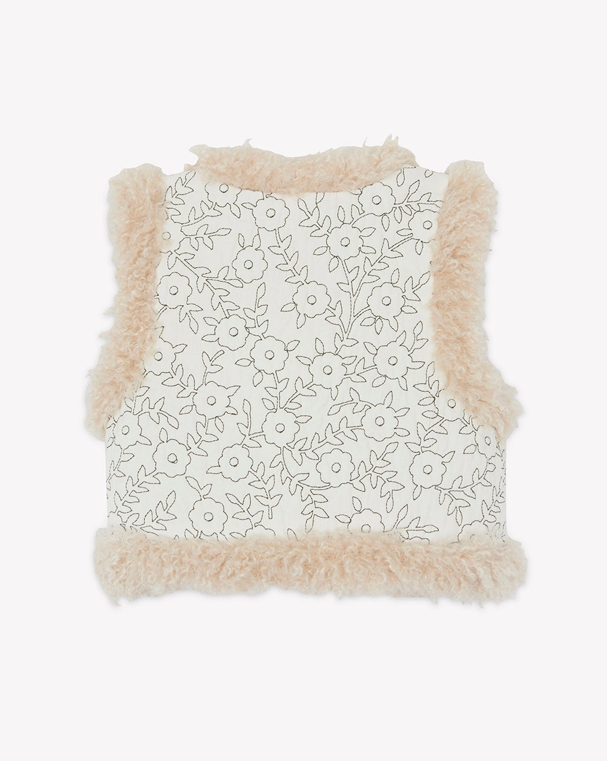 Maya sleeveless jacket - Mouton