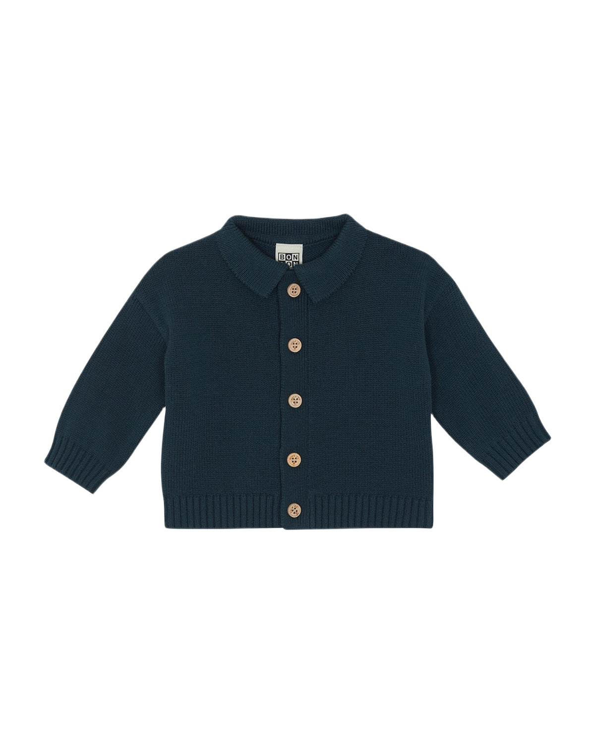Lucien cotton cardigan - Blue Lake