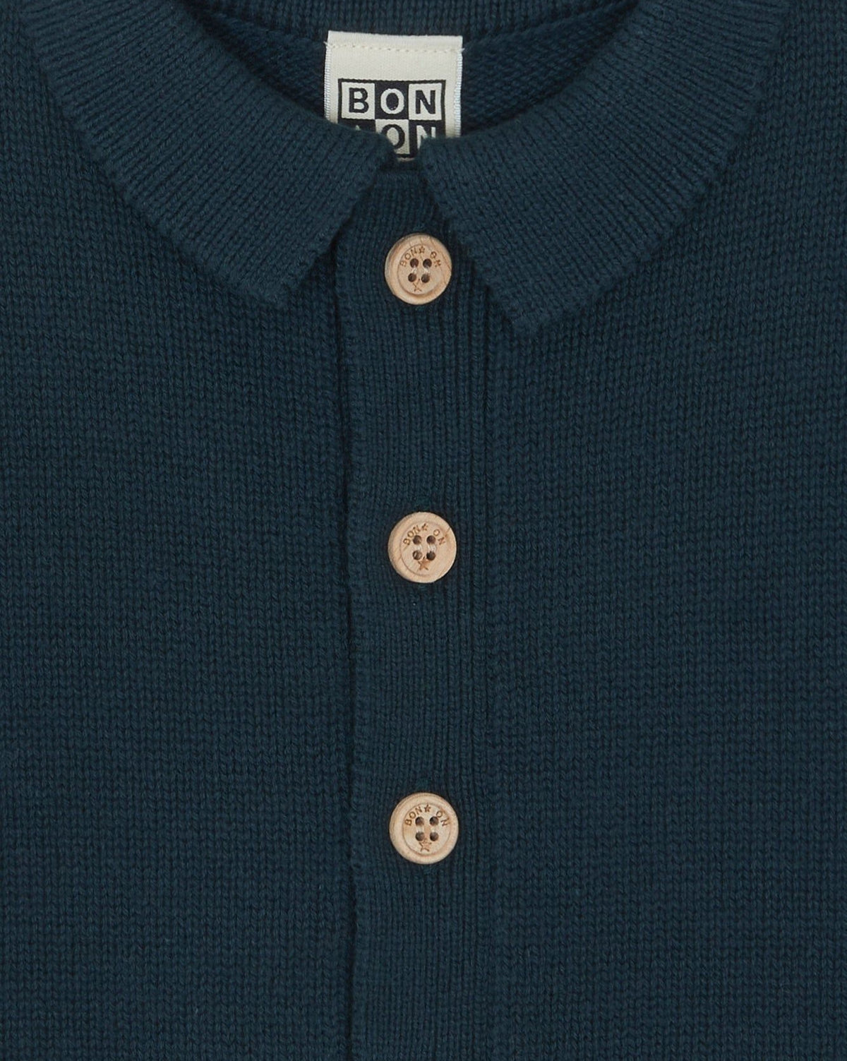 Lucien cotton cardigan - Blue Lake