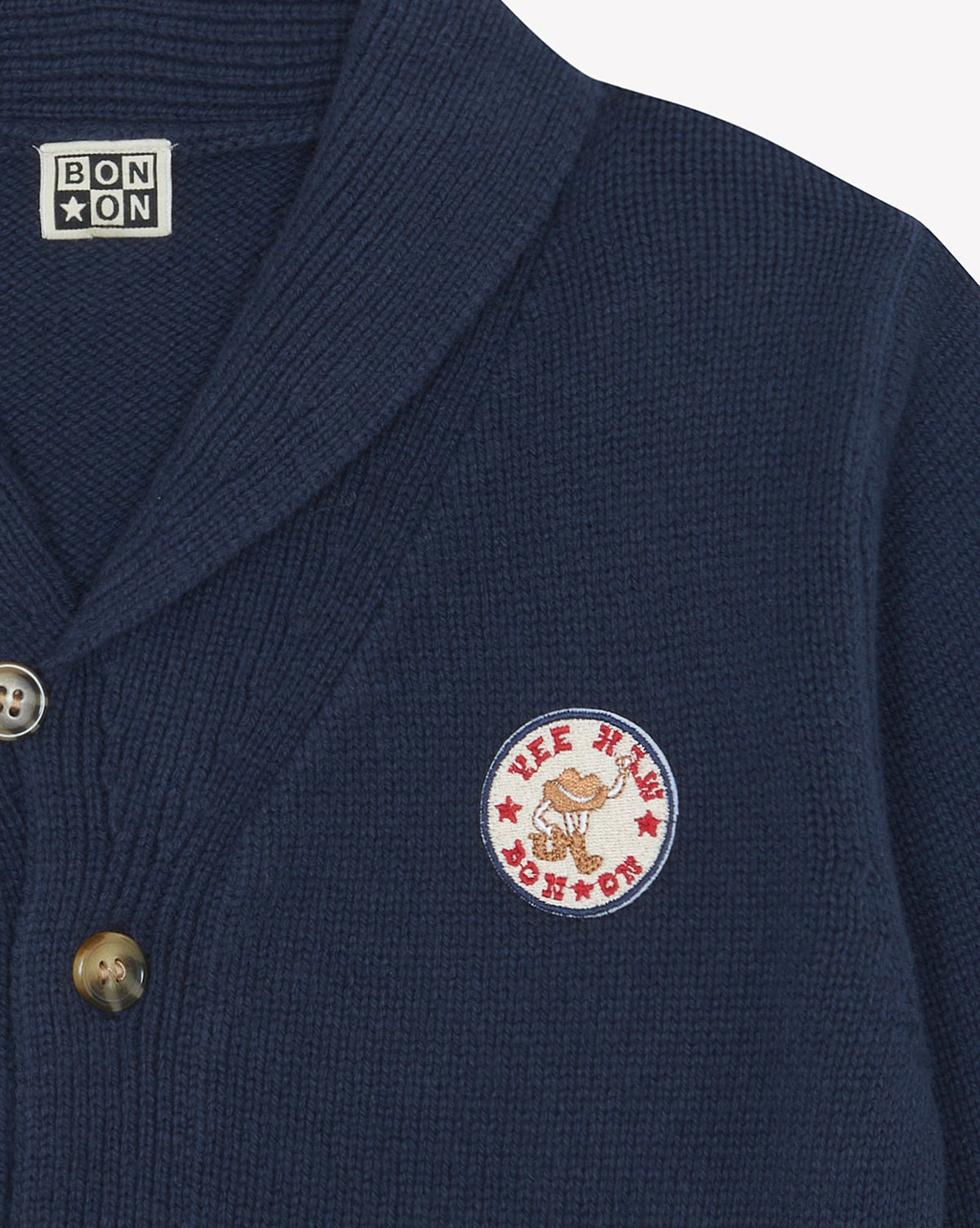 Hubert cotton cardigan - Raw Blue