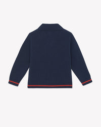 Hubert cotton cardigan - Raw Blue