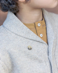 Hubert cotton cardigan - Beige Renne