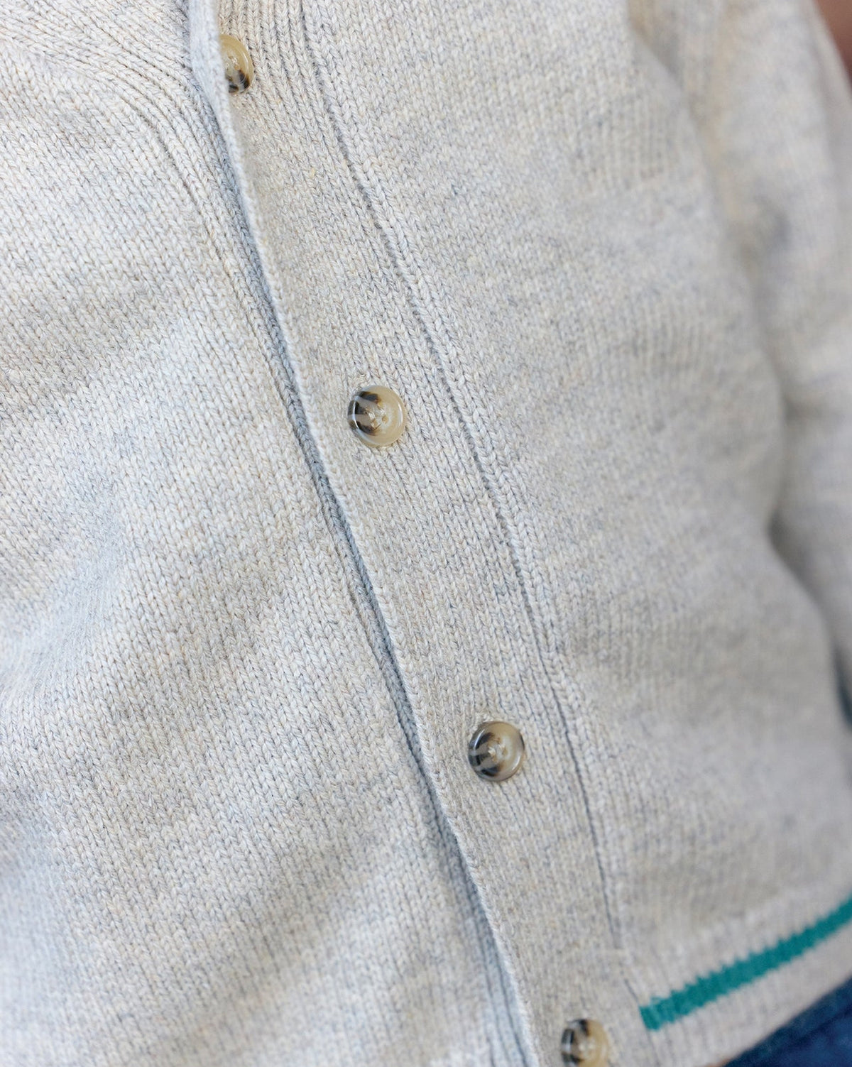 Hubert cotton cardigan - Beige Renne