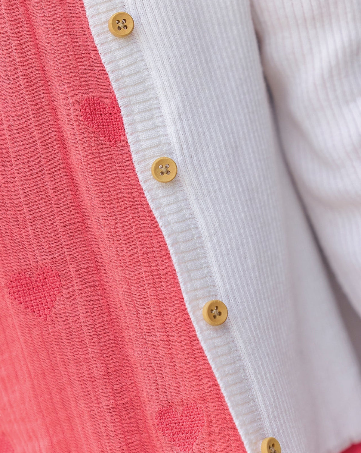 Cardigan Lotta en laine - Ecru Bonton