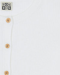 Cardigan Lotta en laine - Ecru Bonton