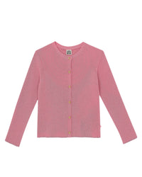 Cardigan Lotta en laine - Rose Pinkyee