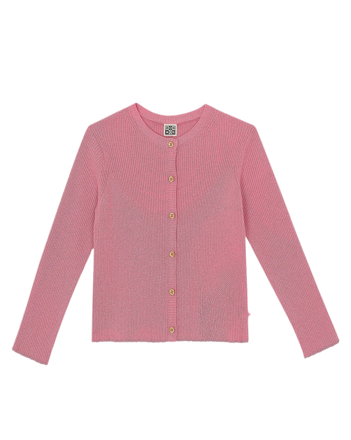 Cardigan Lotta en laine - Rose Pinkyee