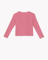 Cardigan Lotta en laine - Rose Pinkyee