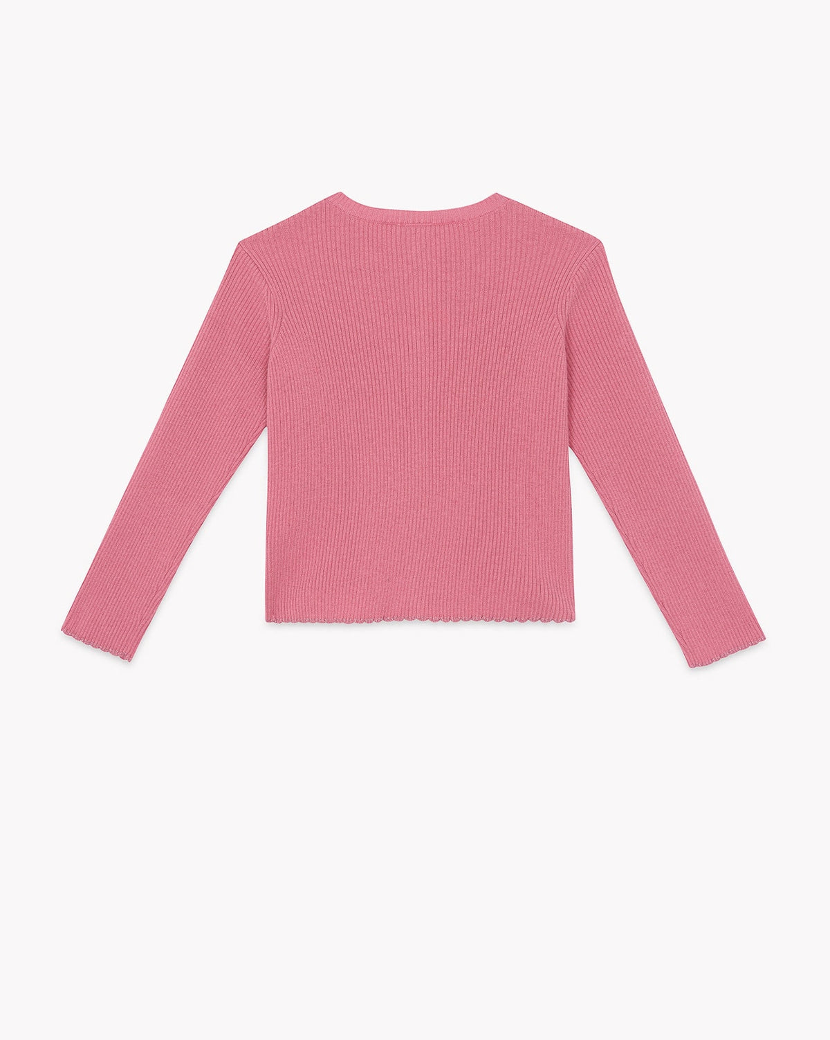 Cardigan Lotta en laine - Rose Pinkyee