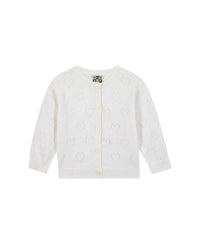Lilet Coeur cotton cardigan - Ecru Bonton