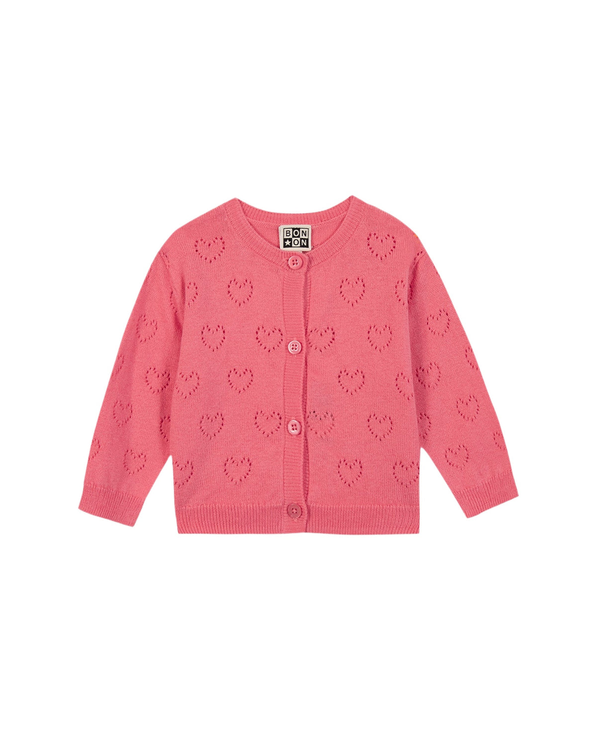 Lilet Coeur cotton cardigan - Faroe Pink