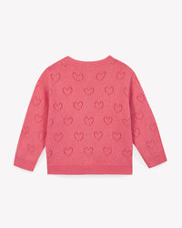 Lilet Coeur cotton cardigan - Faroe Pink