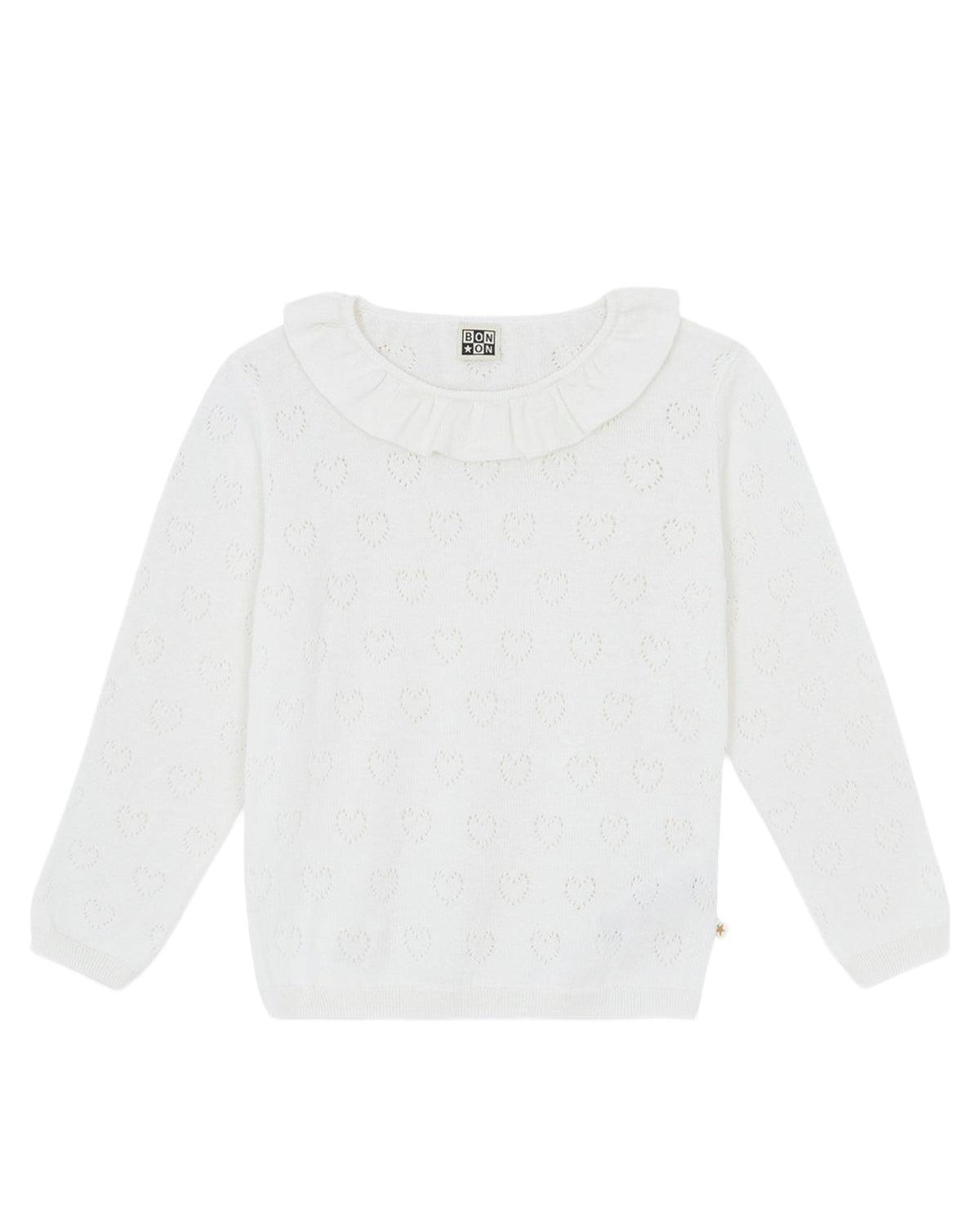 Pull Milou en coton - Ecru Bonton