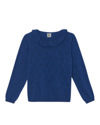 Pull Milou en coton - Bleu Brut